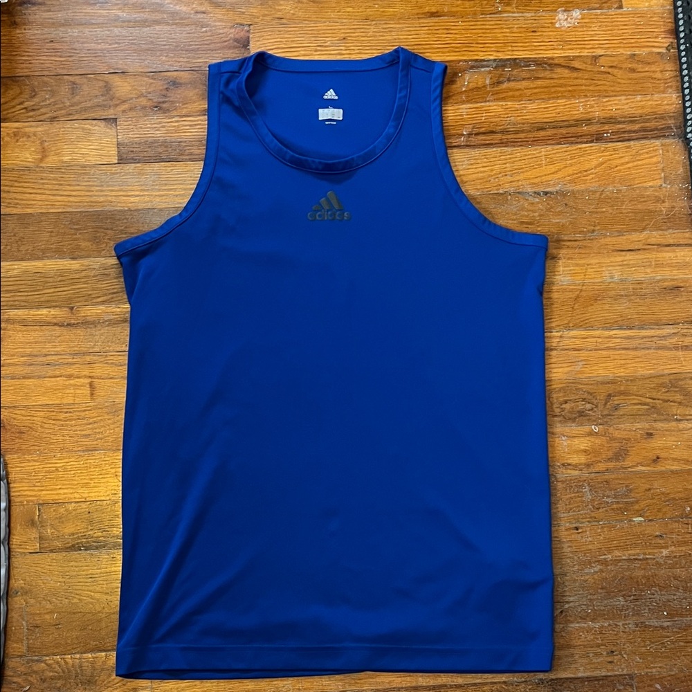 Adidas Men's Royal Blue Tank Top